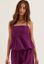 I Wear Pear Purple Cotton Singlet 1
