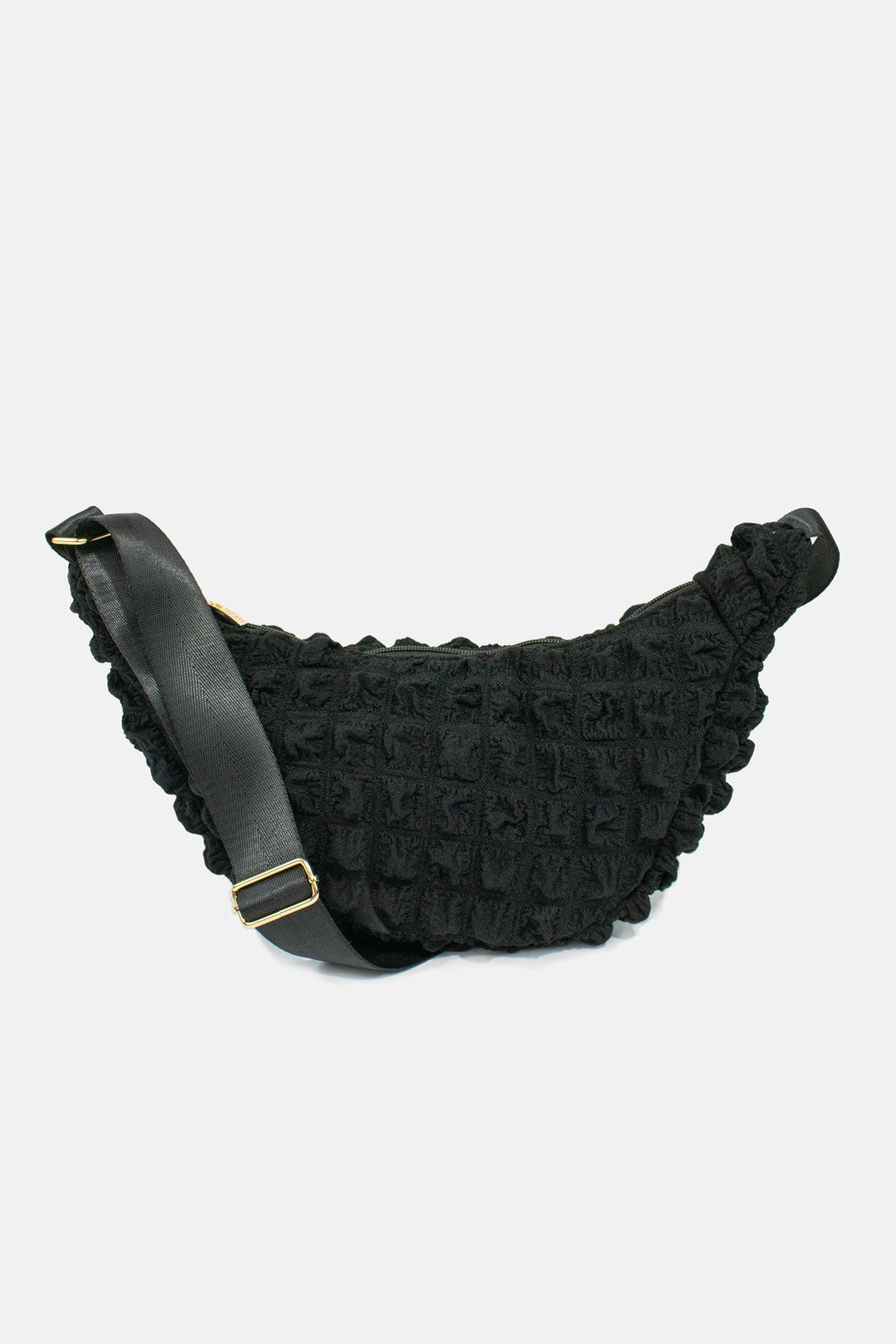 I Wear Pear Black Recycled Crossbody Bag 8