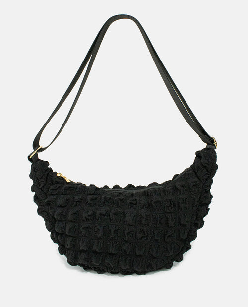 I Wear Pear Black Recycled Crossbody Bag 1