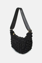 I Wear Pear Black Recycled Crossbody Bag 9