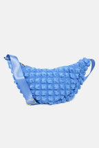 I Wear Pear Blue Recycled Crossbody Bag 9