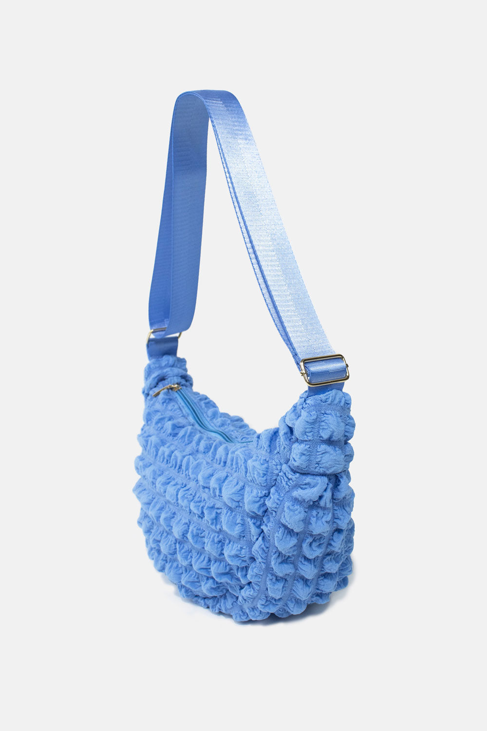 I Wear Pear Blue Recycled Crossbody Bag 10