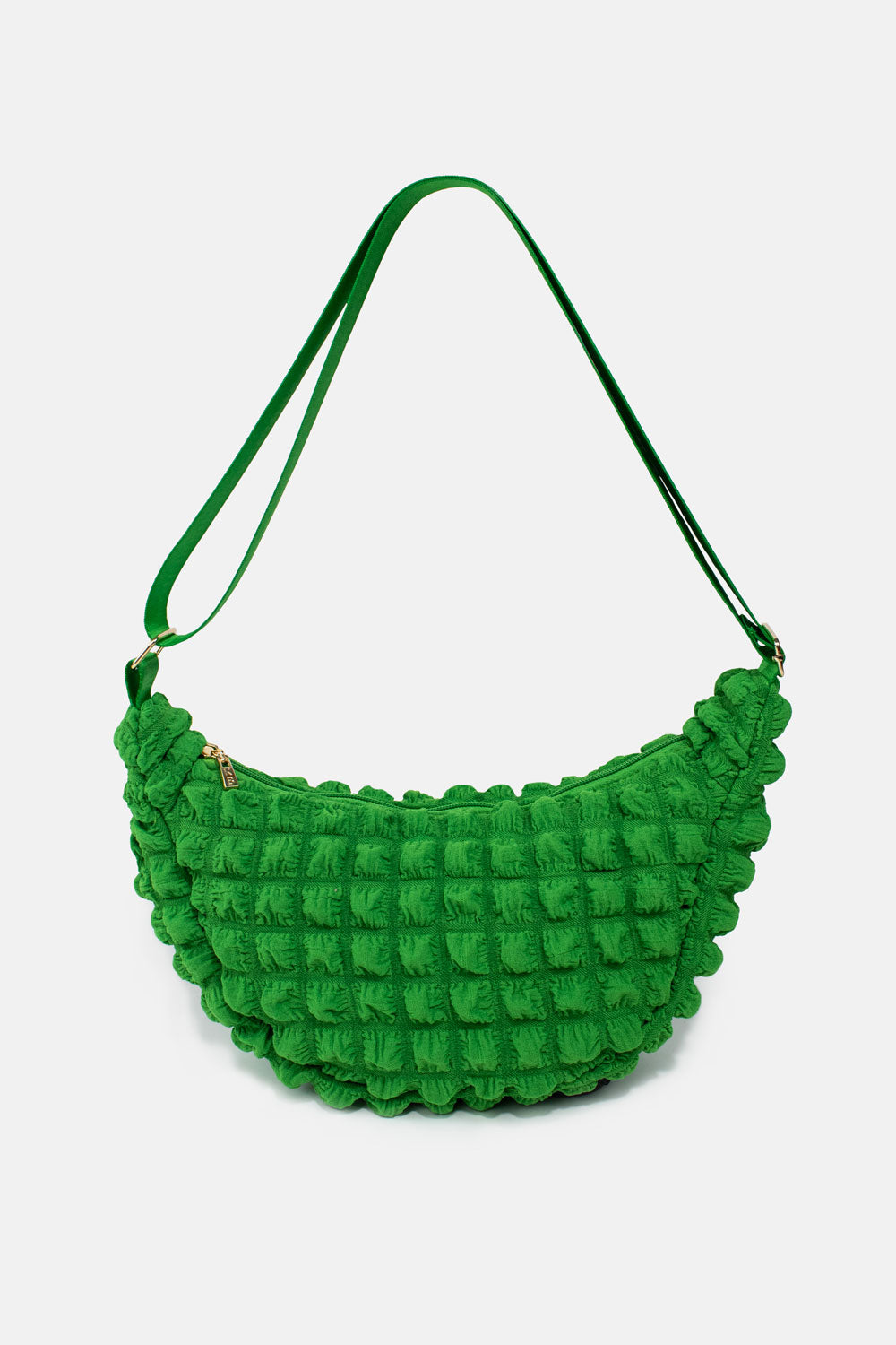 I Wear Pear Green Recycled Crossbody Bag 1