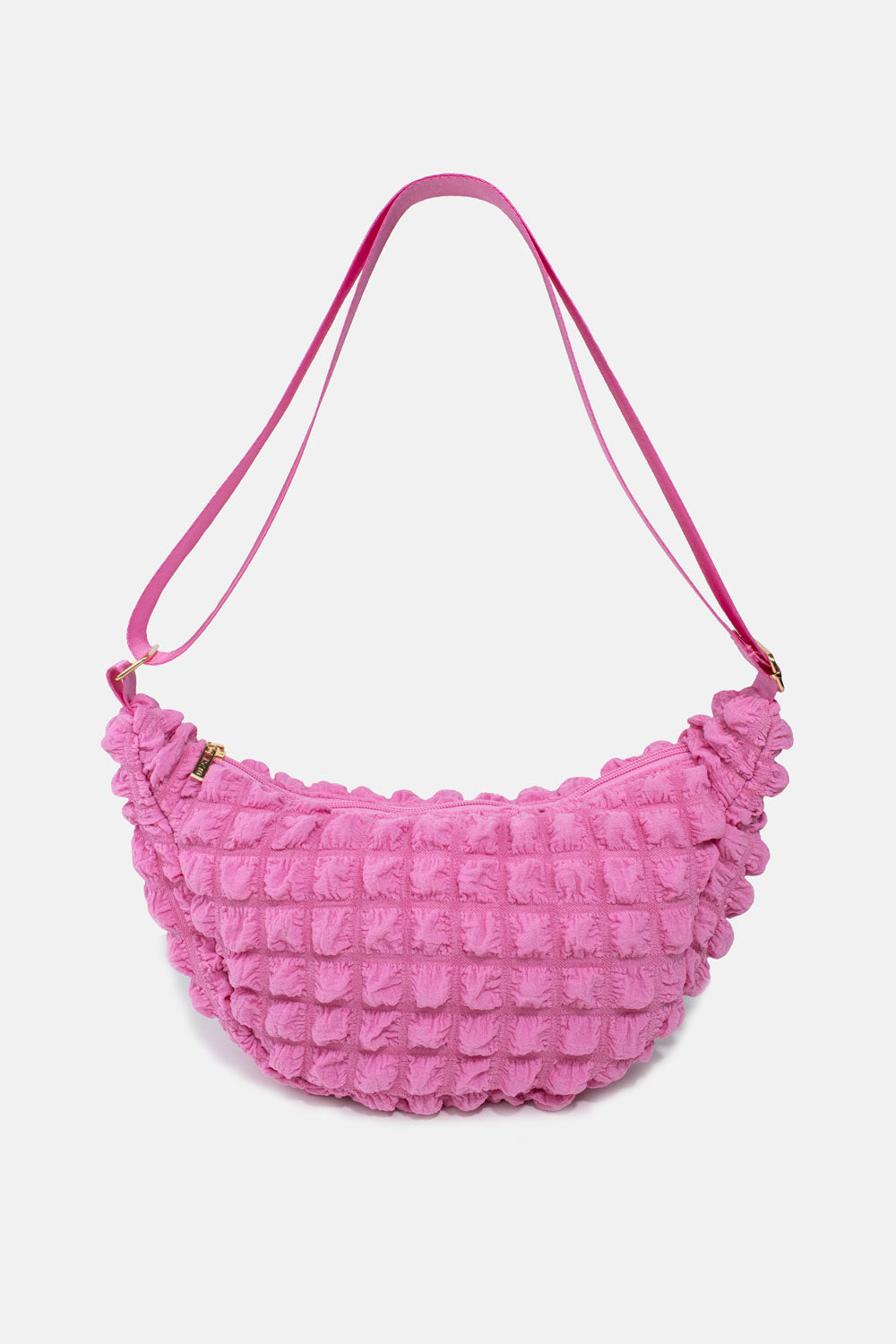 I Wear Pear Pink Recycled Crossbody Bag 1