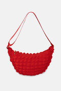 I Wear Pear Red Recycled Crossbody Bag 1