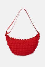 I Wear Pear Red Recycled Crossbody Bag 1