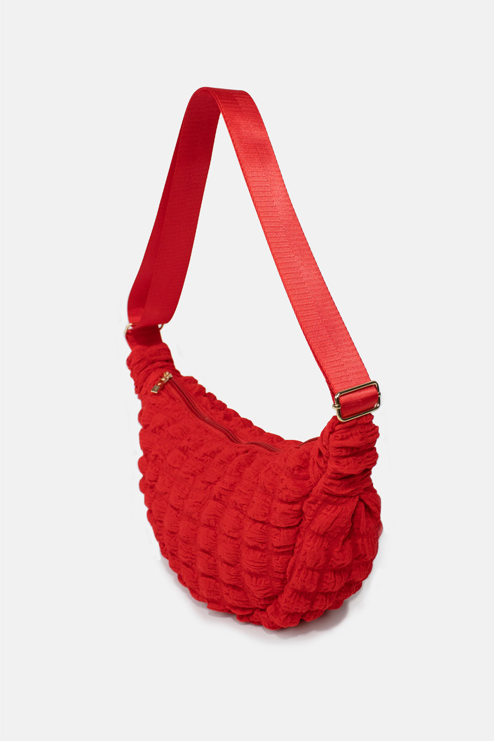 I Wear Pear Red Recycled Crossbody Bag 10