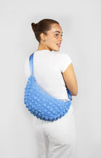 I Wear Pear Blue Recycled Crossbody Bag 6