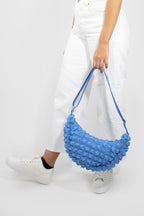 I Wear Pear Blue Recycled Crossbody Bag 8