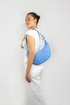 I Wear Pear Blue Recycled Crossbody Bag 4