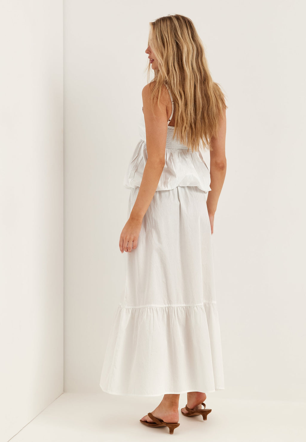 I Wear Pear White Cotton Singlet 5